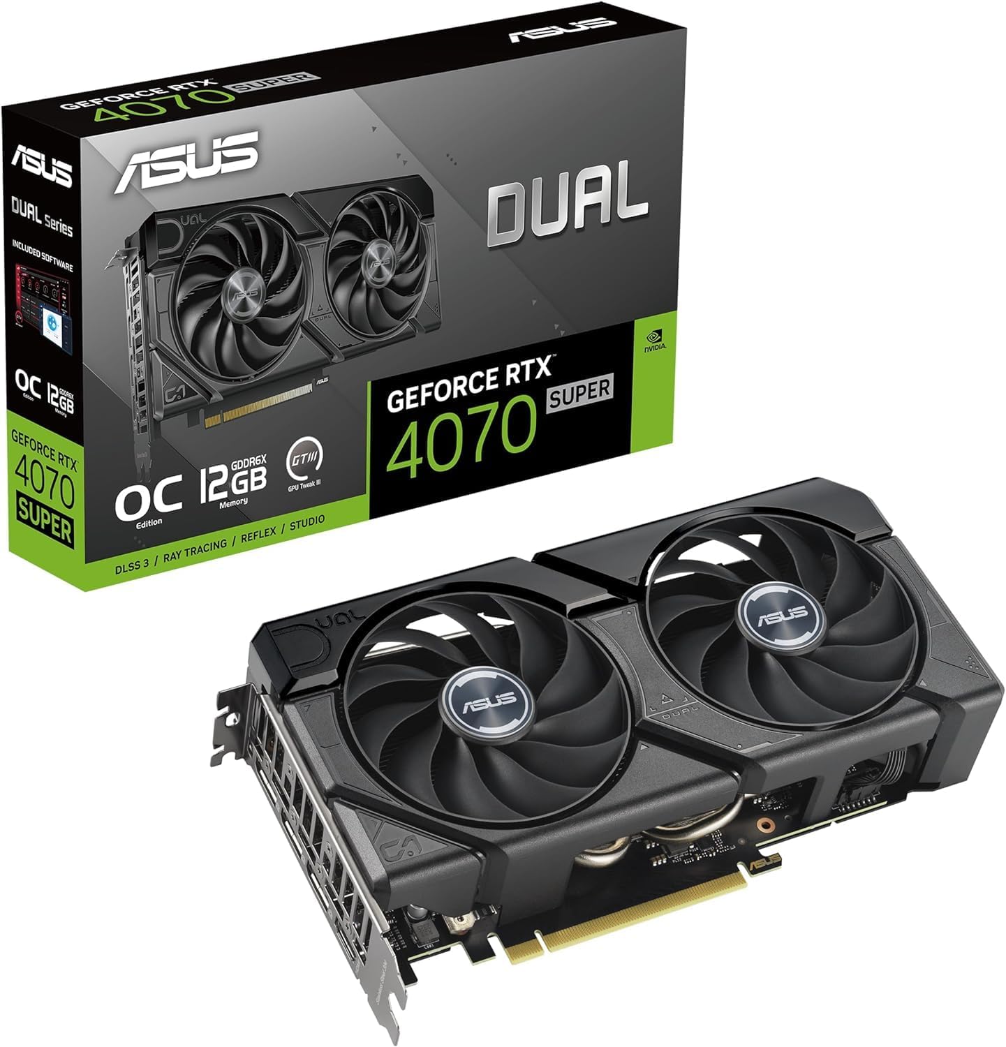 ASUS GeForce RTX 4070 DUAL O12G EVO, scheda grafica