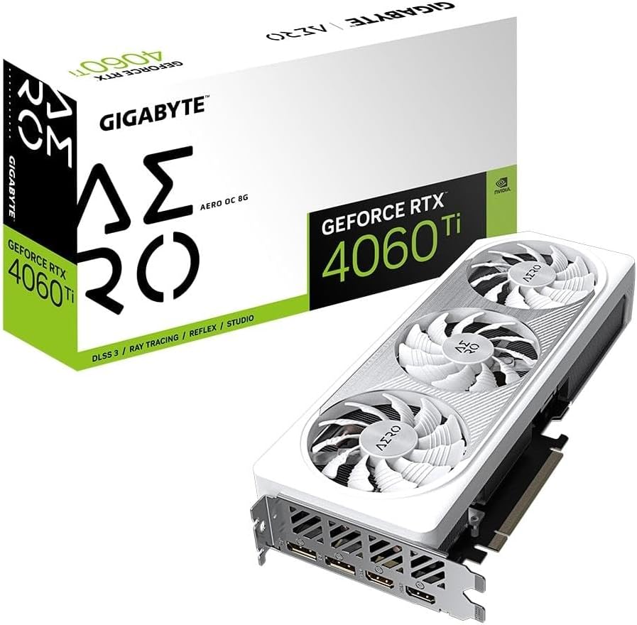 Scheda grafica Gigabyte GeForce RTX 4060Ti AERO OC 8G