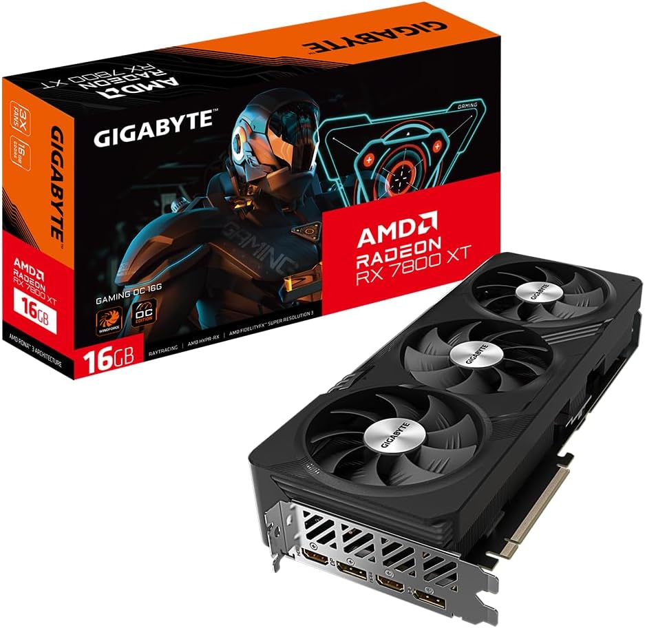 GIGABYTE Radeon RX 7800 XT GAMING OC 16G, scheda grafica