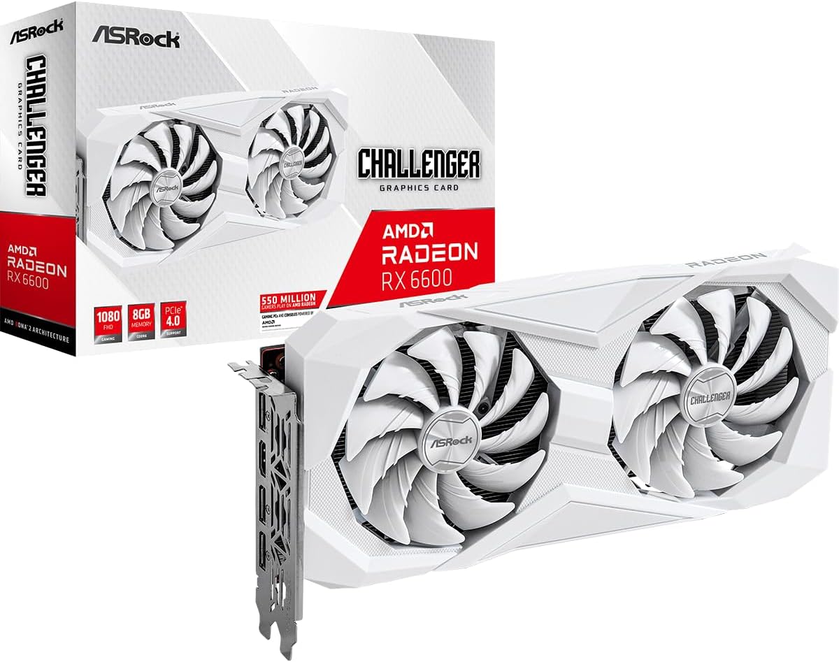 Scheda grafica ASRock Radeon RX 6600 Challenger D 8GB