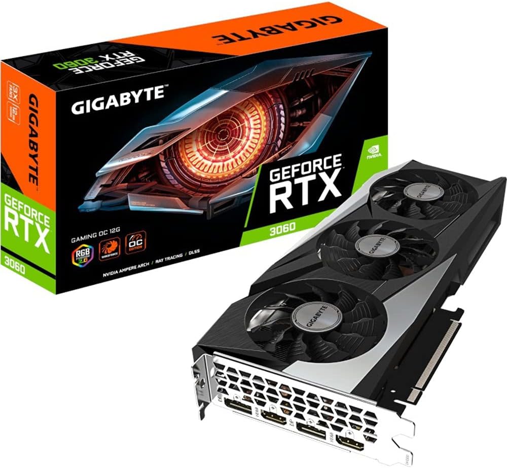 GigaByte GeForce RTX 3060 Gaming OC da 12 GB Scheda grafica