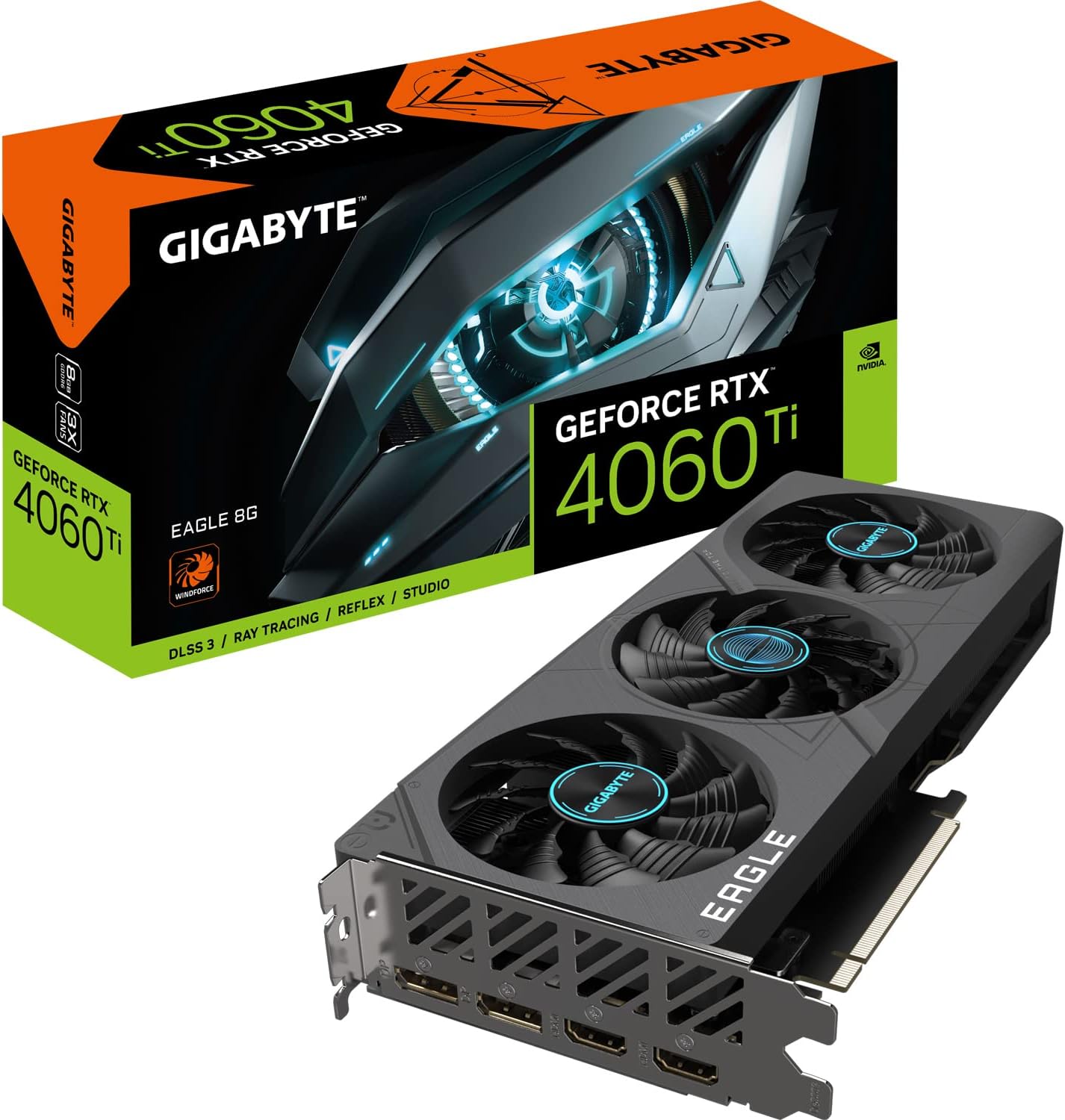 Scheda grafica Gigabyte GeForce RTX 4060 Ti EAGLE OC 8G