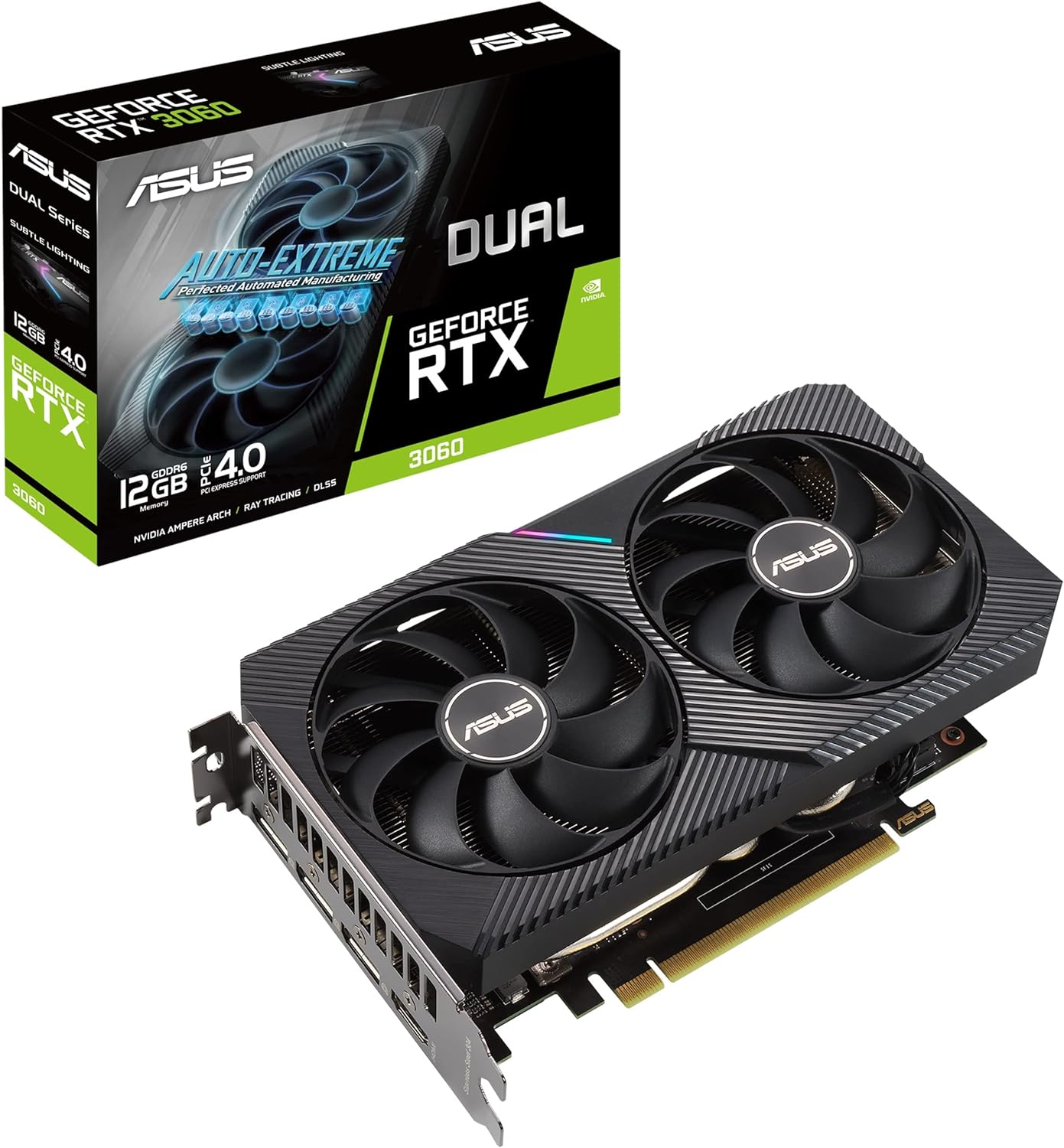 ASUS GeForce RTX 3060 DUAL OC V2 LHR, scheda grafica