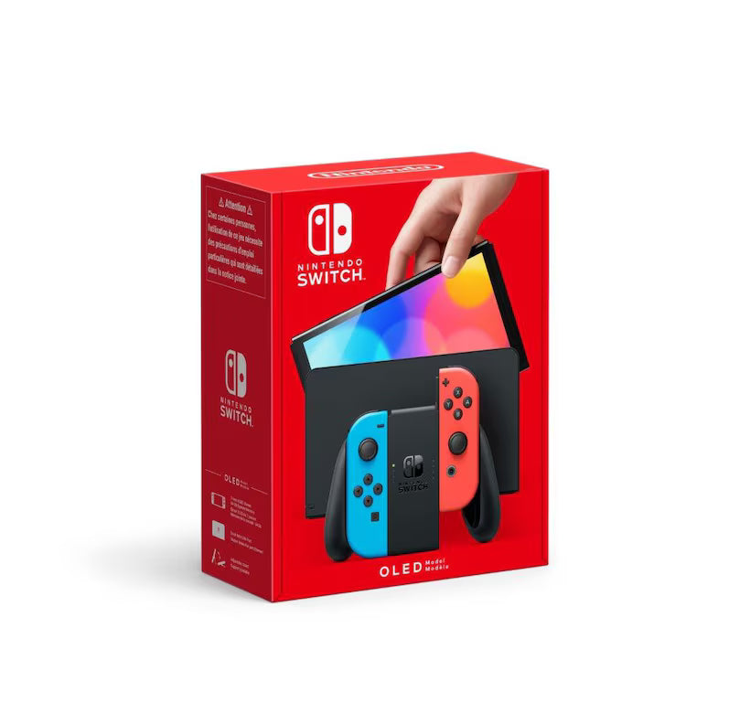 Console OLED Nintendo Switch al neon Nera