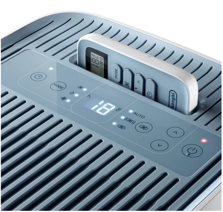 De'Longhi Pinguino Compact PAC ES72 YOUNG, condizionatore portatile, 8.300 BTU/h, per ambienti fino a 60 m3, classe energetica A, bianco